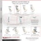 Service Caster 5 Inch Nylon Caster Set with 2 Brakes/Swivel Lock 2 Rigid SCC-30CS520-NYB-TLB-BSL-2-R-2 - alternate 1